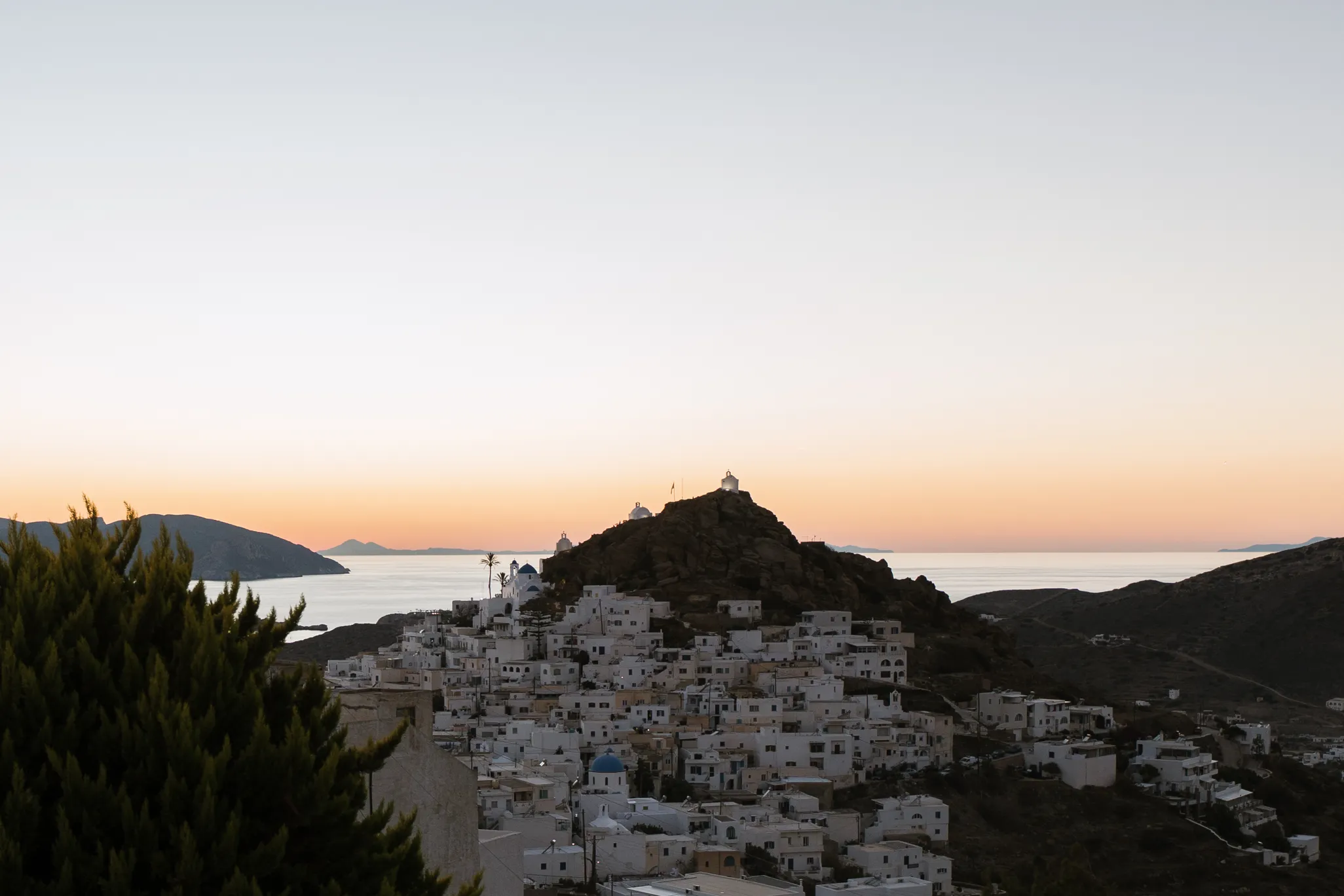 SkalaSunset junior double room sunset view over Chora Ios